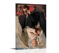 YUYUMEGDE TV Series Good Omens - Poster decorativo da parete, per soggiorno, camera da letto, decorazione moderna per camera da letto, 60 x 90 cm