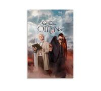 YUYUMEGDE TV Show Good Omens - Poster decorativo da parete, per soggiorno, camera da letto, decorazione moderna per camera da letto, 20 x 30 cm