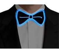 YUYWWAN Papillon Luminosa LED, Luminoso Papillon Uomo, Papillons Divertente Regolabile, Papillon Led Si Illuminano Al Buio, Accessorio Costumi LED per Feste, Halloween, Carnevale, Ballo in Maschera