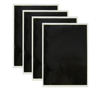 Yuyyurt 4 Pezzi di Carta Nera per Marcatura per Incisione, Carta di A per Test di Incisione su Carta Dimmerabile 39x27 Cm, per Vetro, Metallo Ceramica