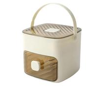 Yuyyurt Vassoio per Ghiaccio A 2 Strati con Stampo A Pressione, Contenitore per Ghiaccio per Frigorifero, Ideale per Conservare Bevande e Alimenti