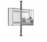 YUZDNM 32-75inch Supporto da Soffitto per TV Orientabile con Inclinazione Regolabile - TV LCD Telaio Girevole A 360 Gradi Supporto da Pavimento Staffa Girevole(200-295cm)