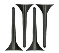 YUZDNM Gambe per Mobili in Metallo, Gambe per Mobili da Panca, Assemblaggio Facile, Gambe da Pranzo per Mobili Industriali Fai da Te(Schwarz,30cm/11.8in)