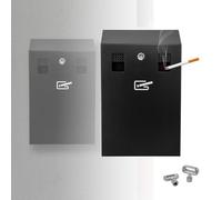 YUZDNM Portacenere Casa - 22CM Posacenere Montato al Muro, Portacenere per Portasigarette in Acciaio Inossidabile, Posacenere A Parete, Portasigarette Commerciale per Esterni