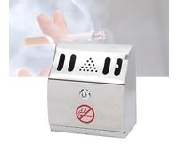 YUZDNM Posacenere da Esterno per Sigarette - Posacenere da Parete per Esterno, Posacenere per Fumatori, Posacenere Montato al Muro, Sigaretta da Parete in Acciaio Inox