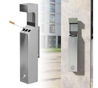 YUZDNM Posacenere da Parete - Posacenere in Acciaio Inossidabile, per Uso Esterno in Ufficio, ristoranti, Bar