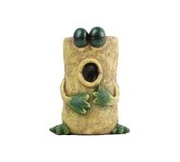 YUZDNM Statua Artistica - Graziosa Rana, Vaso per Piante grasse, vasi Decorativi da Giardino, Verde e Giallo(4)
