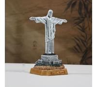 YUZDNM Statua Decorativa - Statua d'Arte - Statua del Cristo Redentore Scultura Artigianale in Resina, Souvenir Oggetti da Collezione Decorazioni per La Casa(A)