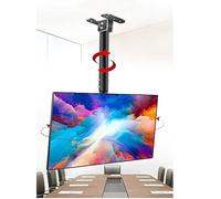YUZDNM Supporto per TV da Soffitto Elettrico - Staffa per Montaggio TV A Soffitto Regolabile, Supporto TV Inclinabile E Girevole, Adatto A TV da 39-85 Pollici, con Carico 176 Libbre