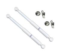 YUZGUHEY Asta di Supporto for Molla a Gas for armadietto, Confezione da 2 Supporti for Coperchio con a for Armadio Cucina, Scatola dei Giocattoli, Multicolore(White,B 100N)