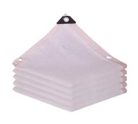 YUZGUHEY Rete ombreggiante da Giardino Tessuto Bianco for Protezione Solare al 55% con Occhielli, Telo Traspirante for Fiori di Piante in Serra 1x2,0 m 2x2, 2x5, 3x5, 3x6, 4x5(1x3.0 m)