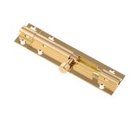 YUZGUHEY Serratura di Sicurezza for Porta Scorrevole in Ottone Massiccio con chiavistello a Cilindro, for Armadio, Finestra, Oro - # 4 4 Pollici(#3 3inch)