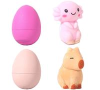 YUZHEDM 2 pezzi a sorpresa, Adopt Me Egg, giocattolo Surprise Axolotl, peluche a forma di maiale d'acqua, colore sorpresa, per bambini 3-12+