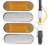 YUZHEDM 4 Pezzi Catarifrangente Bici, Giallo Catarifrangenti per Biciclette | Catarifrangenti Cat Eye, Adatto per Bici da Strada, Mountain Bike, Biciclette Elettr Facile da Installare