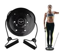 YUZHEDM Twist Waist Disc,Wister in Vita con Coulisse Twist Waist Disc Balance Board con Coulisse,Giradischi in Vita,Piastra Girevole Twist Waist Disc Boards Balance Ideale,per Casa,Nero