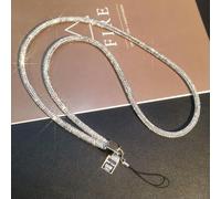yuzhime Moda Cordino per Telefono Telefono Cinghie da Polso in Cristallo di Diamante Portachiavi Collo Appeso Corda Anti-Perso Cinghie a Catena con Strass