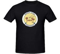 YuZhong Bright Eyes Cassadaga Summer T Shirts for Men Round Neck Black M