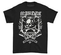 YuZhong Marduk Men's Frontshwein T-Shirt Black Unisex Tee Black S