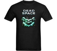 YuZhong Men T Shirt Dead Space Blue Light Logo Funny T-Shirt Novelty Tshirt Black 3XL