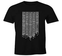 YuZhong Mens T-Shirt Slogan Funny I Am Always Surprised How Many Idiots Black S