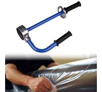 YUZINO Dispenser estensibile in acciaio al carbonio resistente, macchina imballatrice per film estensibile in larghezza regolabile con manici, dispenser termoretraibile per mobili