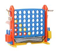 YUZINO Giant 4 In A Row Game, Giants Garden Game con 42 anelli, Giant Connect 4 giochi all'aperto con canestro da basket, lancio dell'anello e giochi di golf per bambini adulti intrattenimento in