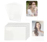 YUZNA 150 pezzi Card Sleeves, Trasparenti Buste Proteggi Carte, Bustine Carte Kpop, Porta Photocard, Sleeves Card Sleeves per Fotocard Kpop Idol, Varie Carte da Collezione(56 x 88 mm)
