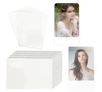 YUZNA 200 pezzi Proteggi Carte, Bustine Carte Kpop Trasparenti Buste, Card Sleeves Impermeabile, Perfect Size Sleeves, per Fotocard Kpop Idol, Varie Carte da Collezione, 56 x 88 mm