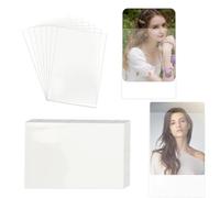 YUZNA 50 pezzi Bustine Carte, Slive Carte Kpop Trasparenti, Card Sleeves Impermeabile Bustine Protettive Magic per Fotocard Kpop Idol, Varie Carte da Collezione, Carte Magic, 56 x 88 mm