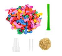 YUZNA 500 PCS Palloncini Acqua,Riempimento Rapido in 60 Secondi Gavettoni Acqua Autosigillanti,Include uno strumento per il riempimento dell'acqua,Adatto per Giochi Acqua Bambini,Spiaggi