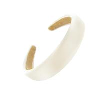 YUZNA Fascia per Capelli Dirndl Donna Oktoberfest Accessorio Tradizionale Imbottito Larga Bianca per Matrimonio