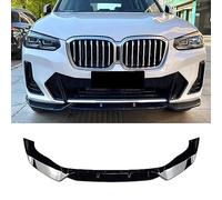 YuZong Auto Spoiler Frontali,per BMW X3 G01 X4 G02 M Pack 2022 2023,Paraurti Anteriore Splitter Labbro Inferiore Protezione Accessori,A-Glossy Black
