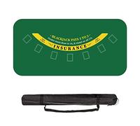 YUZPKRSI Tappetino da Poker Blackjack Professionale, 180 x 90 cm Texas Hold'em Panno da Poker Portatile