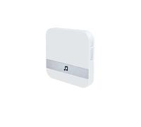 YVAAASIYC Campanello for porta WiFi wireless universale AC 110-220 for interni intelligente for campanello video citofono(White)