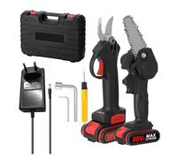 YVAAASIYC Cesoie elettriche da potatura Portatili a Batteria, cesoie Giardino alimentate a Ricaricabile, Diametro di Taglio 25 mm