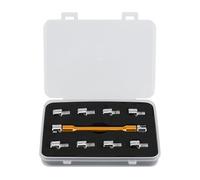 YVAAASIYC Chiave for raggi for motociclette, set di chiavi CNC da 5,0-6,8 mm, lunghezza 93 mm/3,7 pollici, for la maggior parte degli accessori for Billet(White)