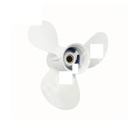 YVAAASIYC Elica fuoribordo for Motore Marino da 0 CV, 25 e 30, 9 7/8x14, in Lega di Alluminio, a 3 Pale 10 scanalature