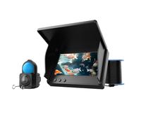 YVAAASIYC Fishfinder Portatile for la Pesca Subacquea, palmare, 1080P, LCD da 4,3 Pollici, Telecamera a 220°, con Visione Notturna(7 inch 15m)