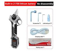 YVAAASIYC Forbici a Batteria Senza Fili da 40 mm Potatura Potatore Elettrico Cesoie potatura for vigneto elettriche Ricaricabili USB(Black)