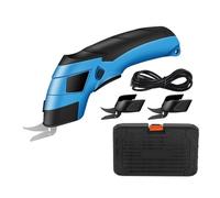 YVAAASIYC Forbici da Sartoria elettriche Senza Fili Ricaricabili USB for Tessuto di Cotone/Cartone/Pelle/Panno Utensile Taglio for Flectrie(Plastic Box 2 Cutter)