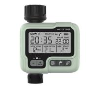 YVAAASIYC HCT-322 Sistema di irrigazione Intelligente for Esterni da Giardino, Timer programmabile con Ritardo Pioggia/Manuale(POP4-HCT-322-BS)