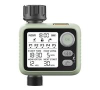 YVAAASIYC HCT-372 Timer Digitale for irrigazione Display con retroilluminazione a LED Sensore Pioggia Super Plans Attrezzi da Giardino Facili Impostare(POP4-HCT-372-UN)