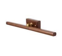 YVAAASIYC Lampada da parete moderna tavolo toeletta in legno Paralume in acrilico Girevole LED Sconce Lights Decorazioni for la casa Mostra di pittura a specchio Lustri(Walnut Wood Color)