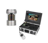 YVAAASIYC MAOTEWANG 9 Pollici 20m 50m 100m Videocamera Subacquea for la Pesca Fish Finder IP68 Impermeabile 38 LED Telecamera Rotante a 360 Gradi(F8300W-2L-100M)