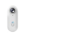 YVAAASIYC Mini videocamera Vlog 4K HD con WiFi, portatile wireless for sport, viaggi, fotografia, registratore video tascabile(With 64G TF Card,FHD 1080P White)