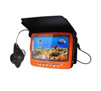 YVAAASIYC Monitor a Colori da 4,3" Telecamera Subacquea for la Pesca, Fish Finder sul Ghiaccio, ecoscandaglio Wireless, Accessori for(Orange)