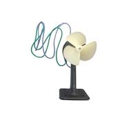 YVAAASIYC Motore Elettrico subacqueo DC 7V-12V 3A 80W con spazzole, Impermeabile, elica a 3 Pale, velocità a Vuoto di 12000 Giri/min, for Barche Esche RC(1pcs Negative)