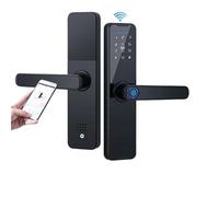YVAAASIYC Nuova app K7 intelligente biometrica nera Smart Lock Sblocco remoto Serratura wifi senza chiave elettronica(K7 to TYB to 147 BLA)