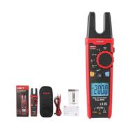 YVAAASIYC Pinza amperometrica Misuratore a Forcella UT256 60A AC DC Corrente Pinza amperometrica Digitale Vero Valore Efficace Pinza Amperometro NCV Ohm Tester Elettrico ad Alta precisione(UT256A)