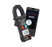 YVAAASIYC Pinza amperometrica Multimetro a Pinza Bluetooth, multimetro Digitale, Pinza amperometrica, voltmetro AC/DC, amperometro, Strumento di Test Automatico della Portata(ZT-5BQ)